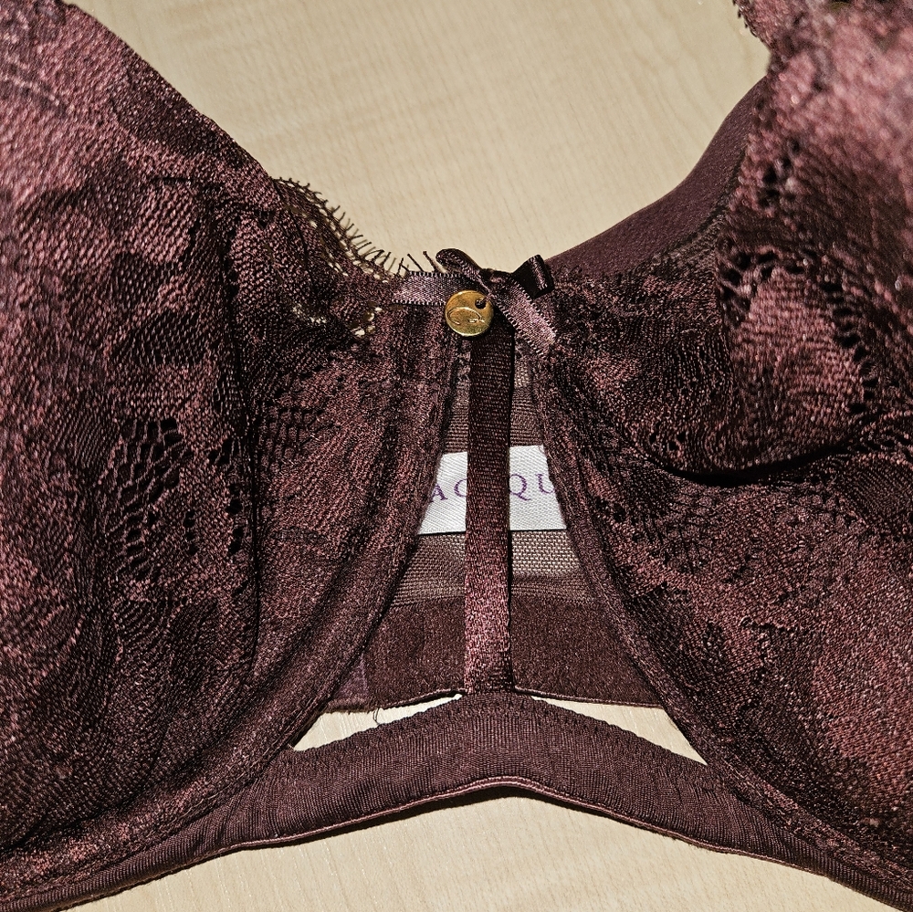 Lane Bryant Cacique Lace Bra in Rich Burgundy